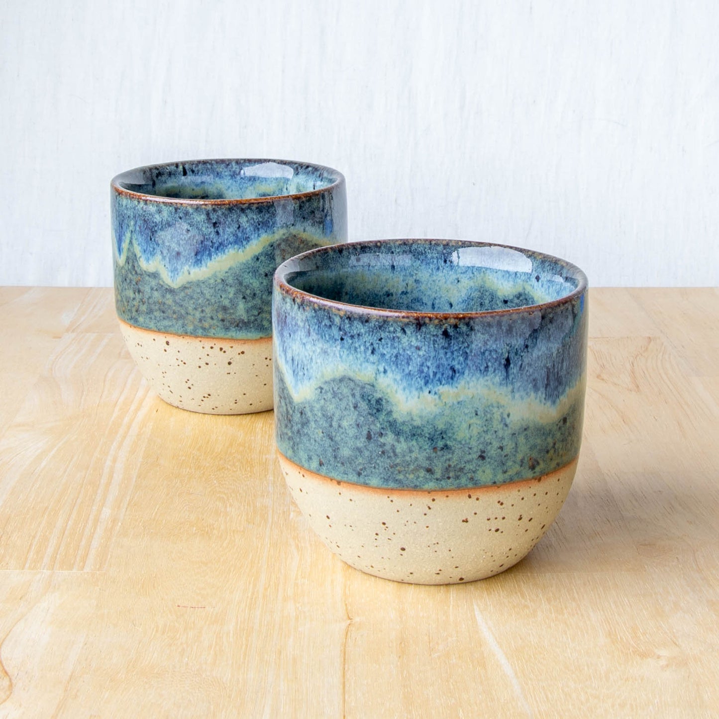 Stormy Blue Landscape Tumbler