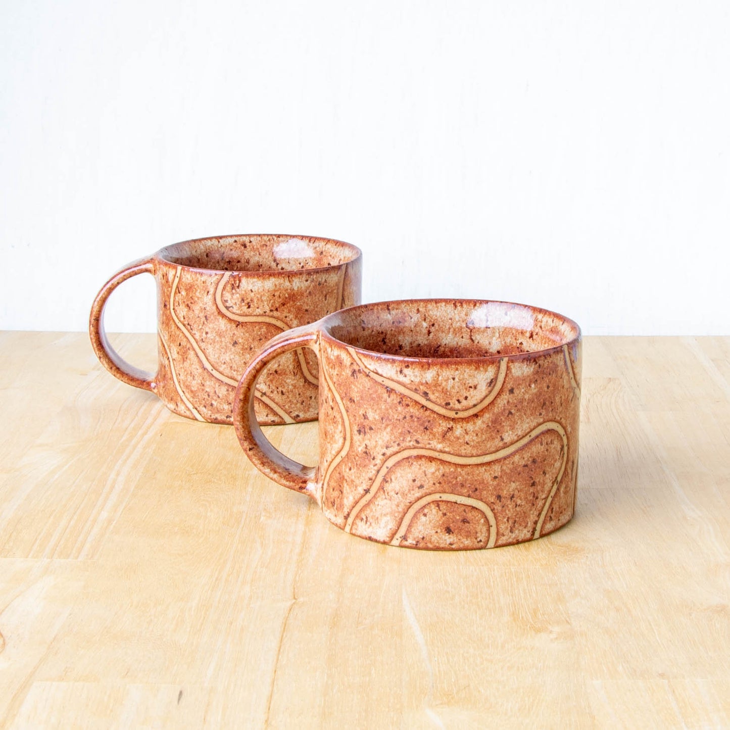 Abstract Topographic Mug Tussock