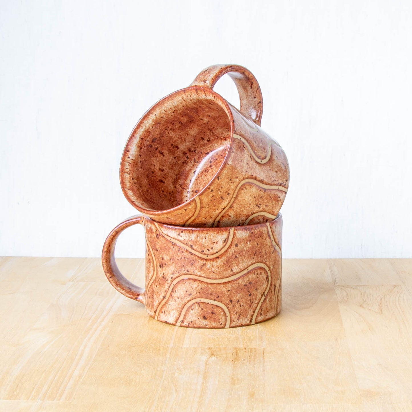 Abstract Topographic Mug Tussock