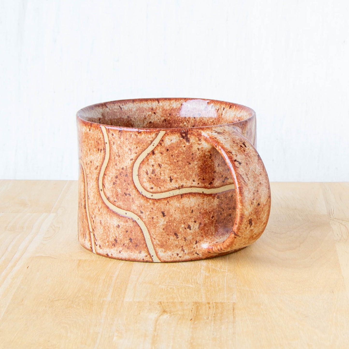 Abstract Topographic Mug Tussock