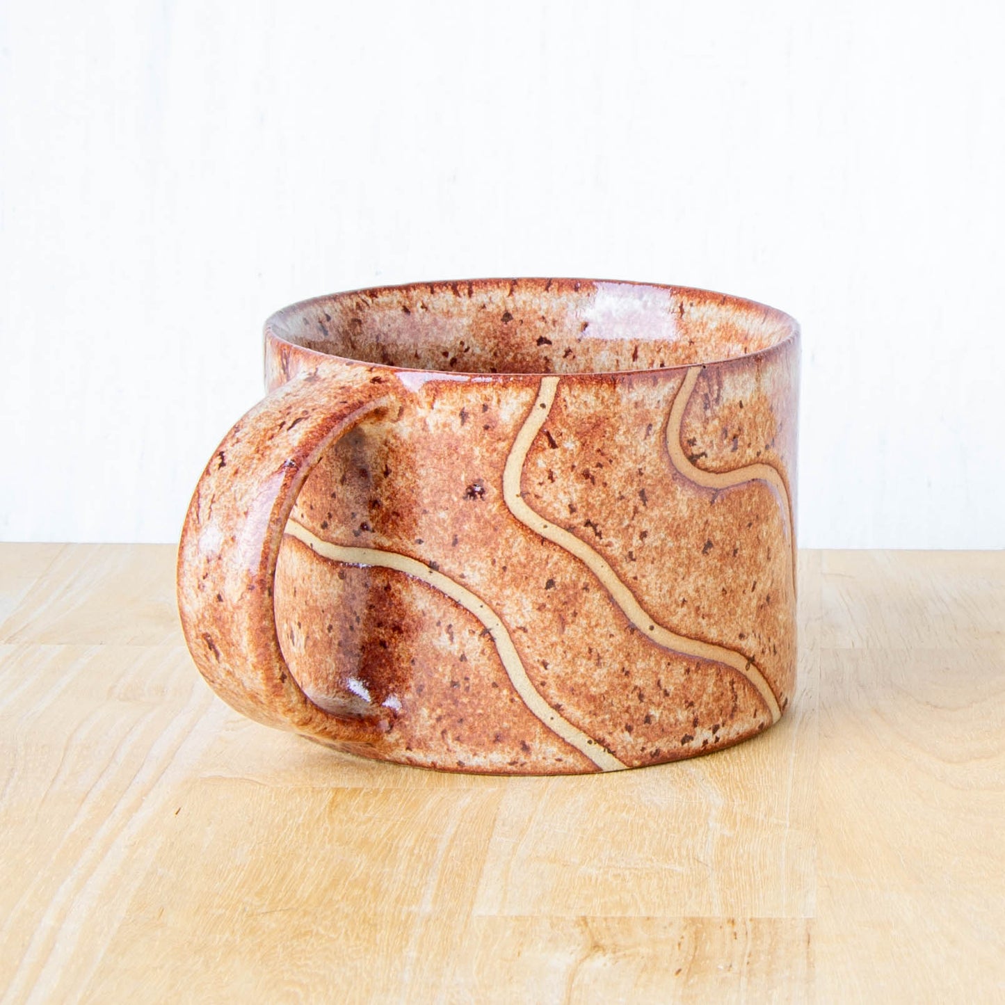 Abstract Topographic Mug Tussock