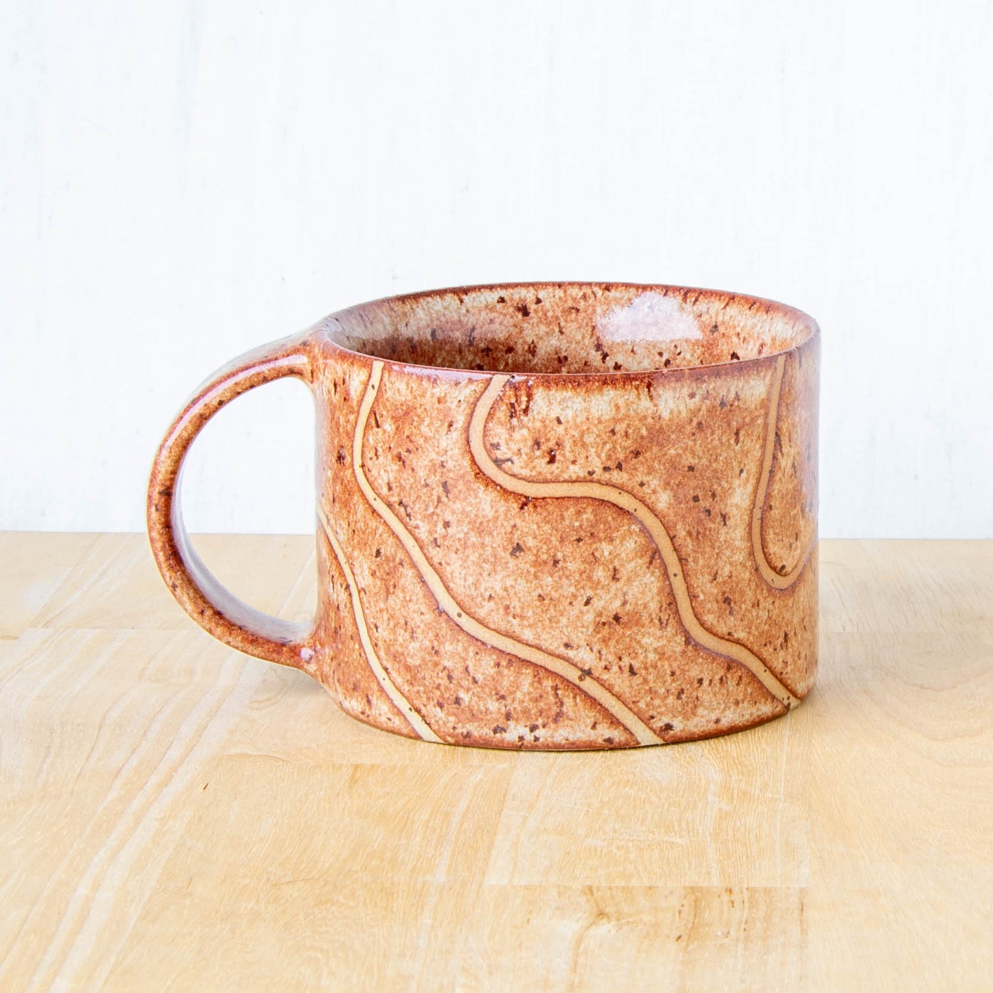 Abstract Topographic Mug Tussock