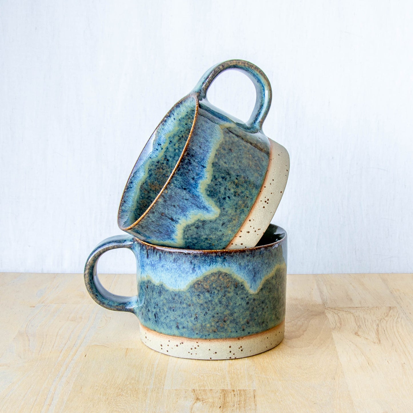 Stormy Blue Landscape Mug