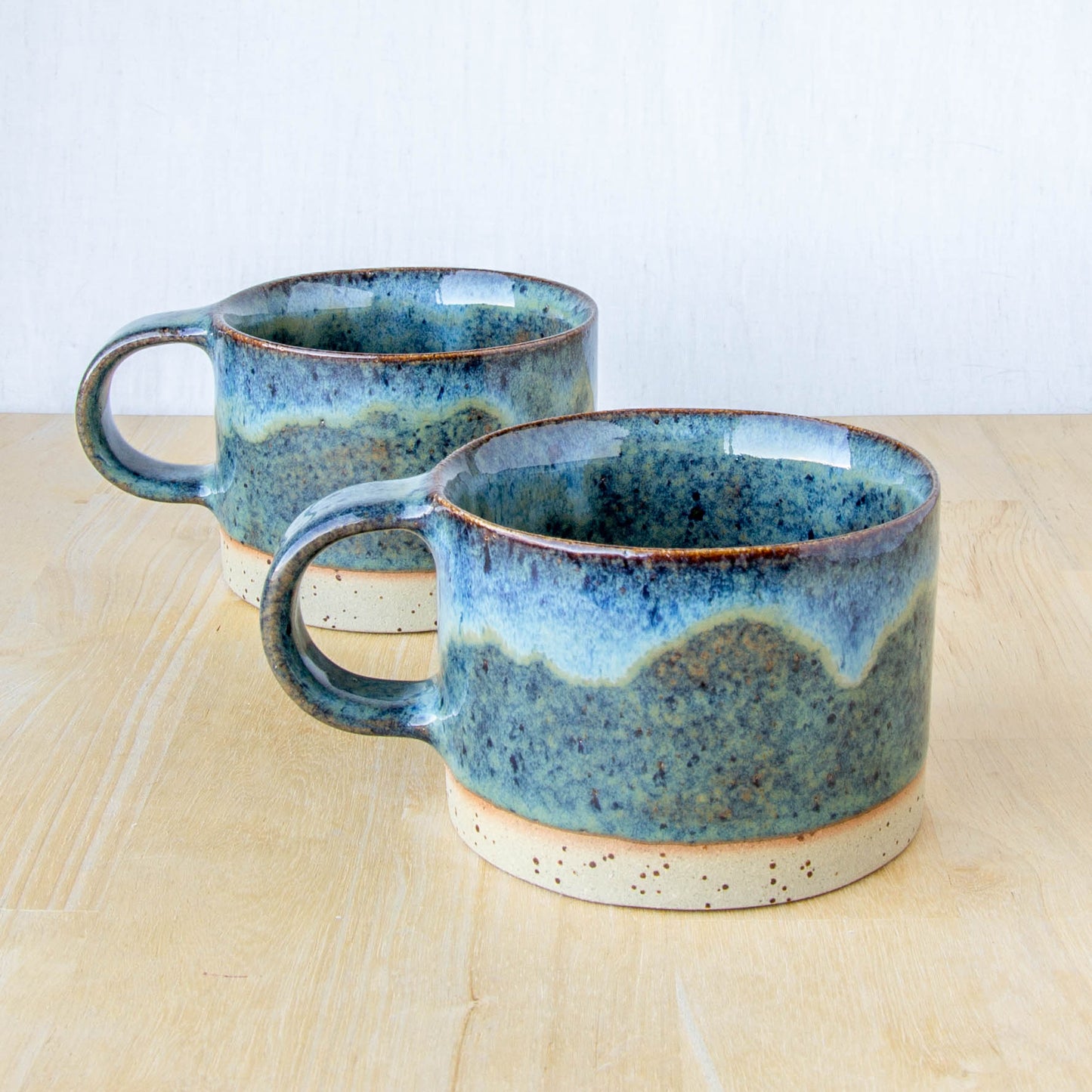 Stormy Blue Landscape Mug