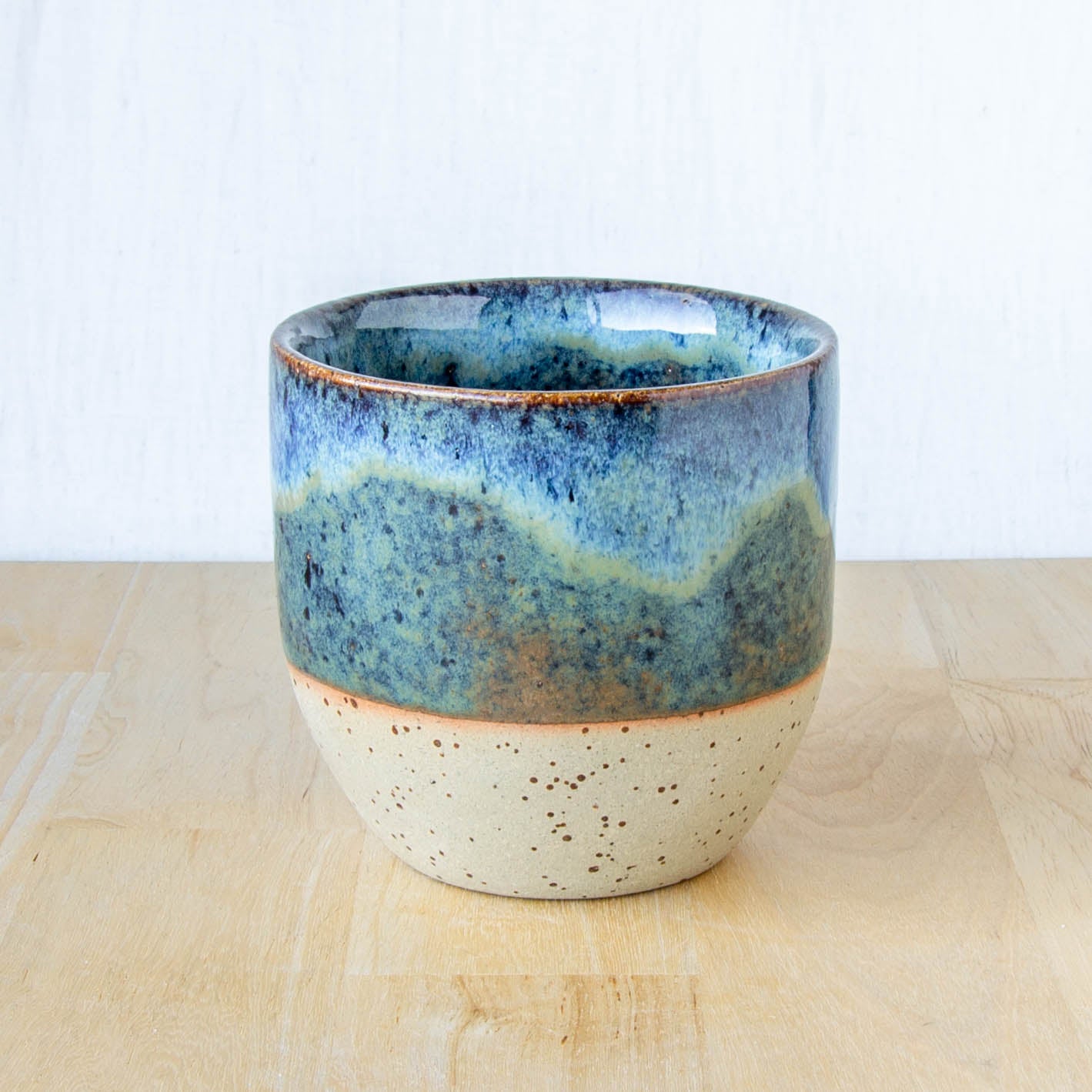 Stormy Blue Landscape Tumbler