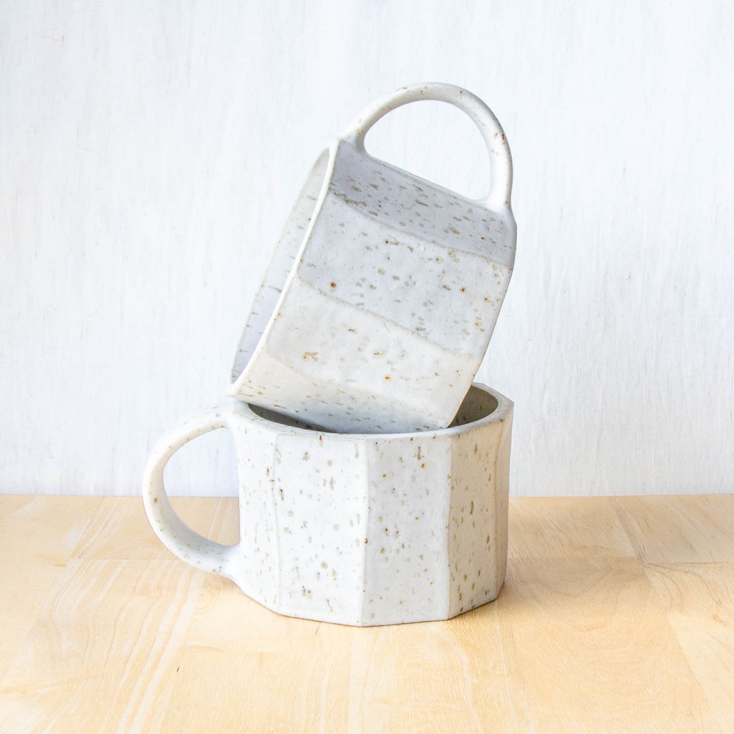 Faceted Mug Snow