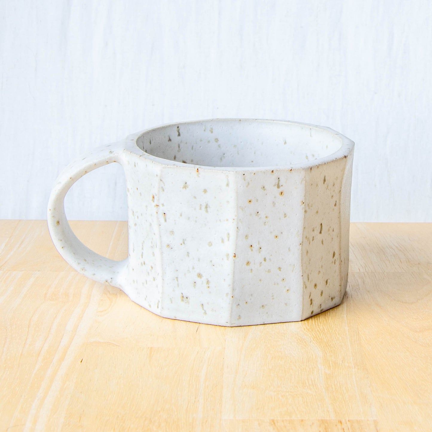 Faceted Mug Snow