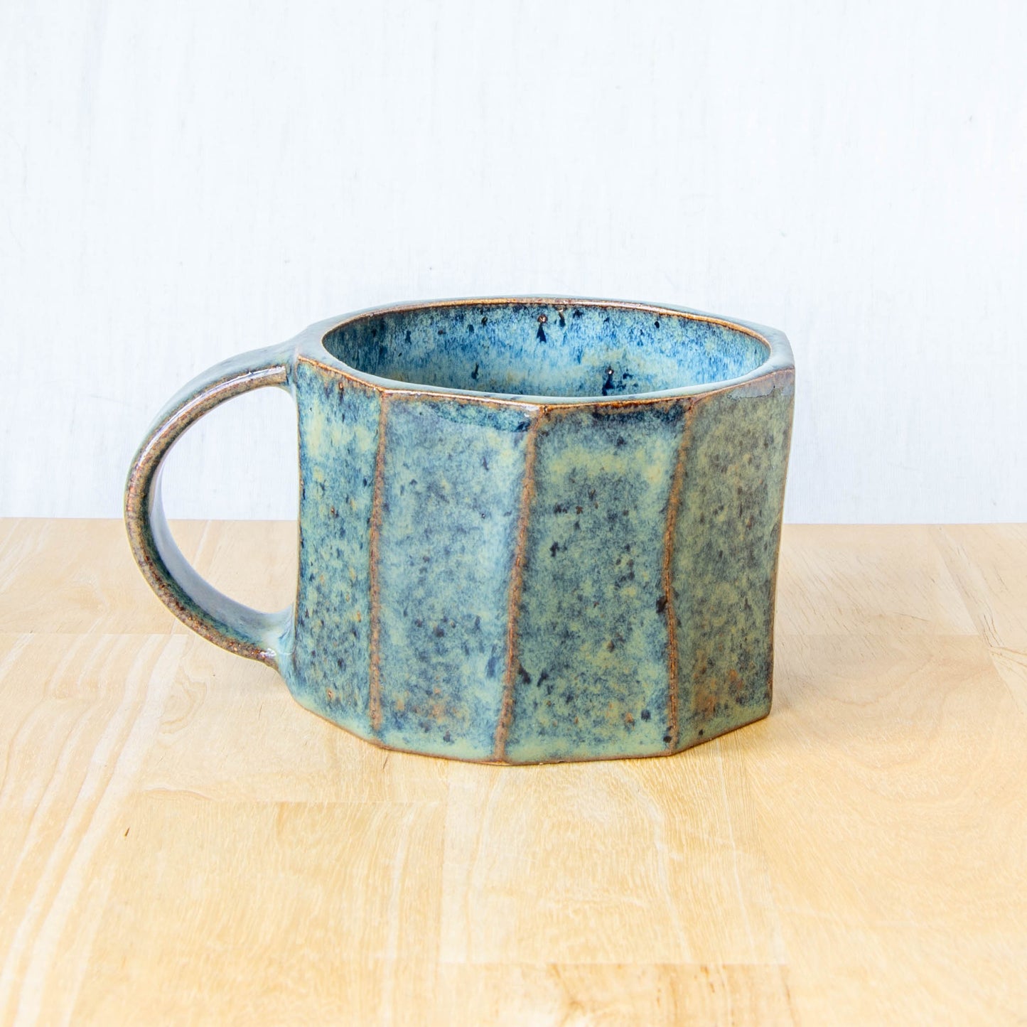 Faceted Mug Stormy Blue