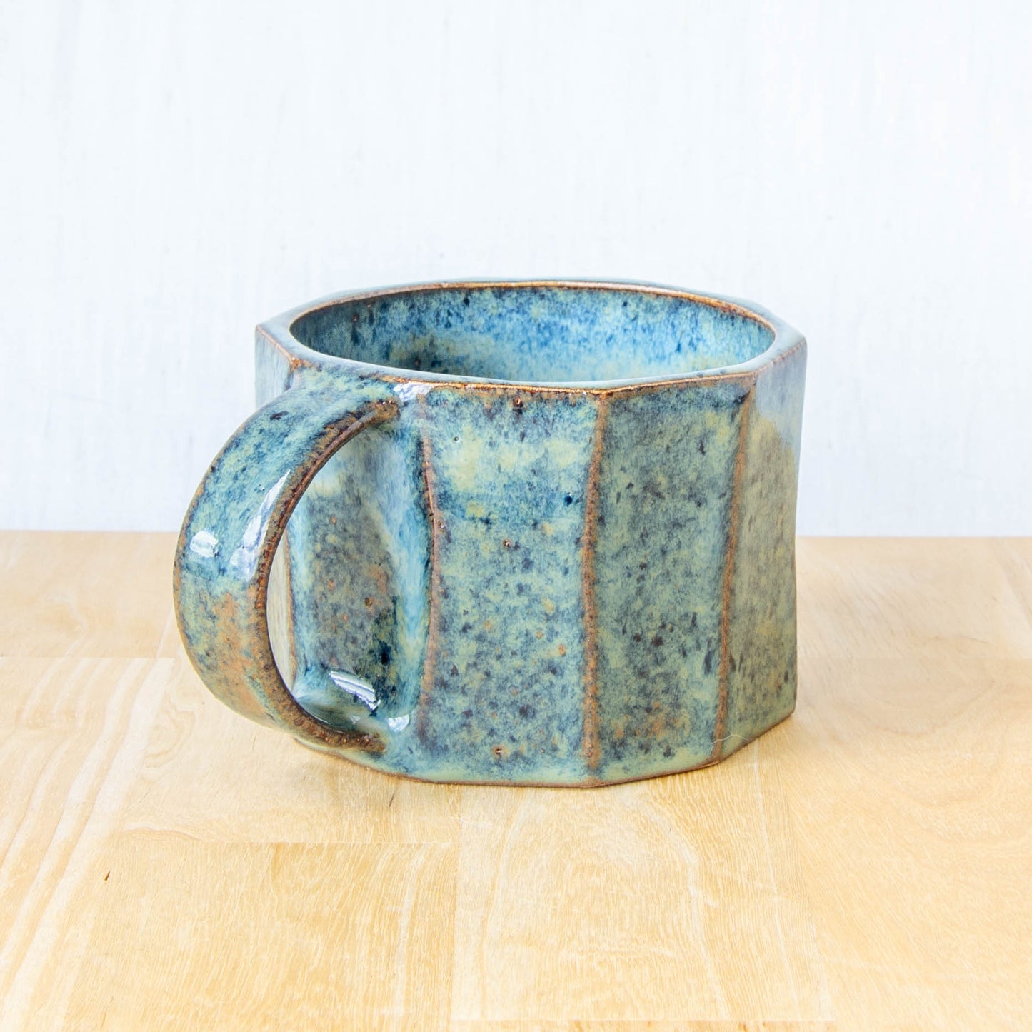 Faceted Mug Stormy Blue