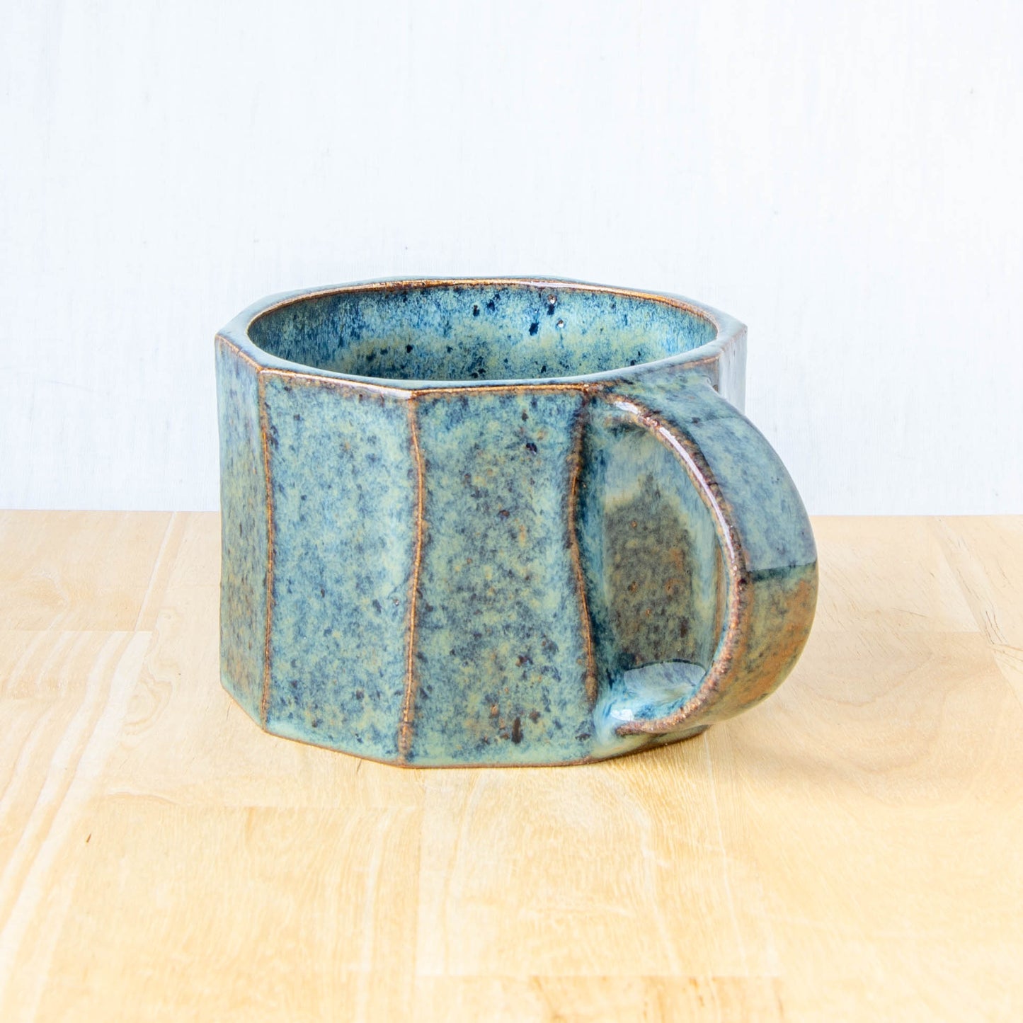 Faceted Mug Stormy Blue