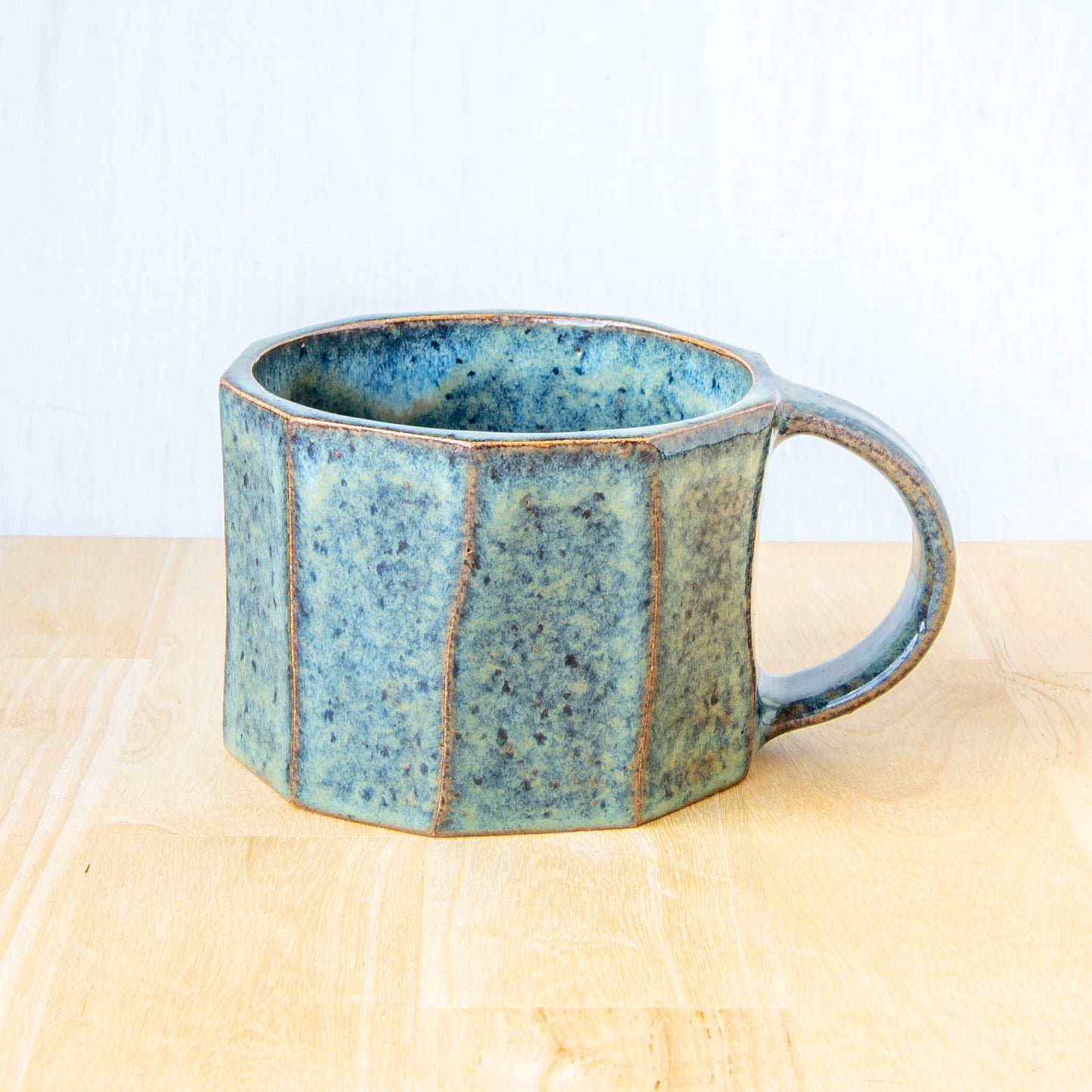 Faceted Mug Stormy Blue