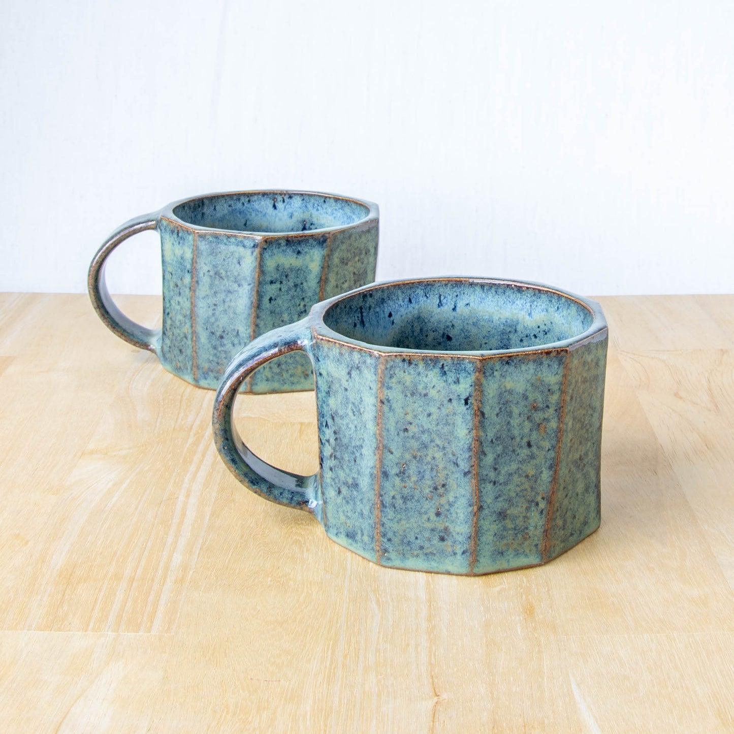 Faceted Mug Stormy Blue