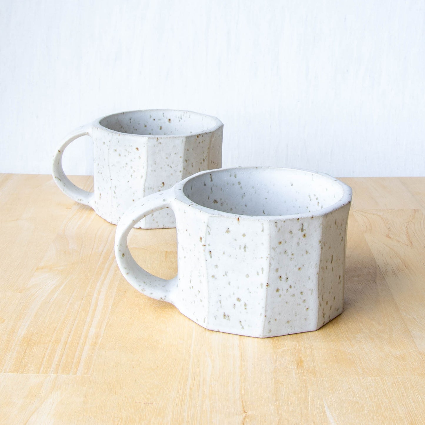 Faceted Mug Snow