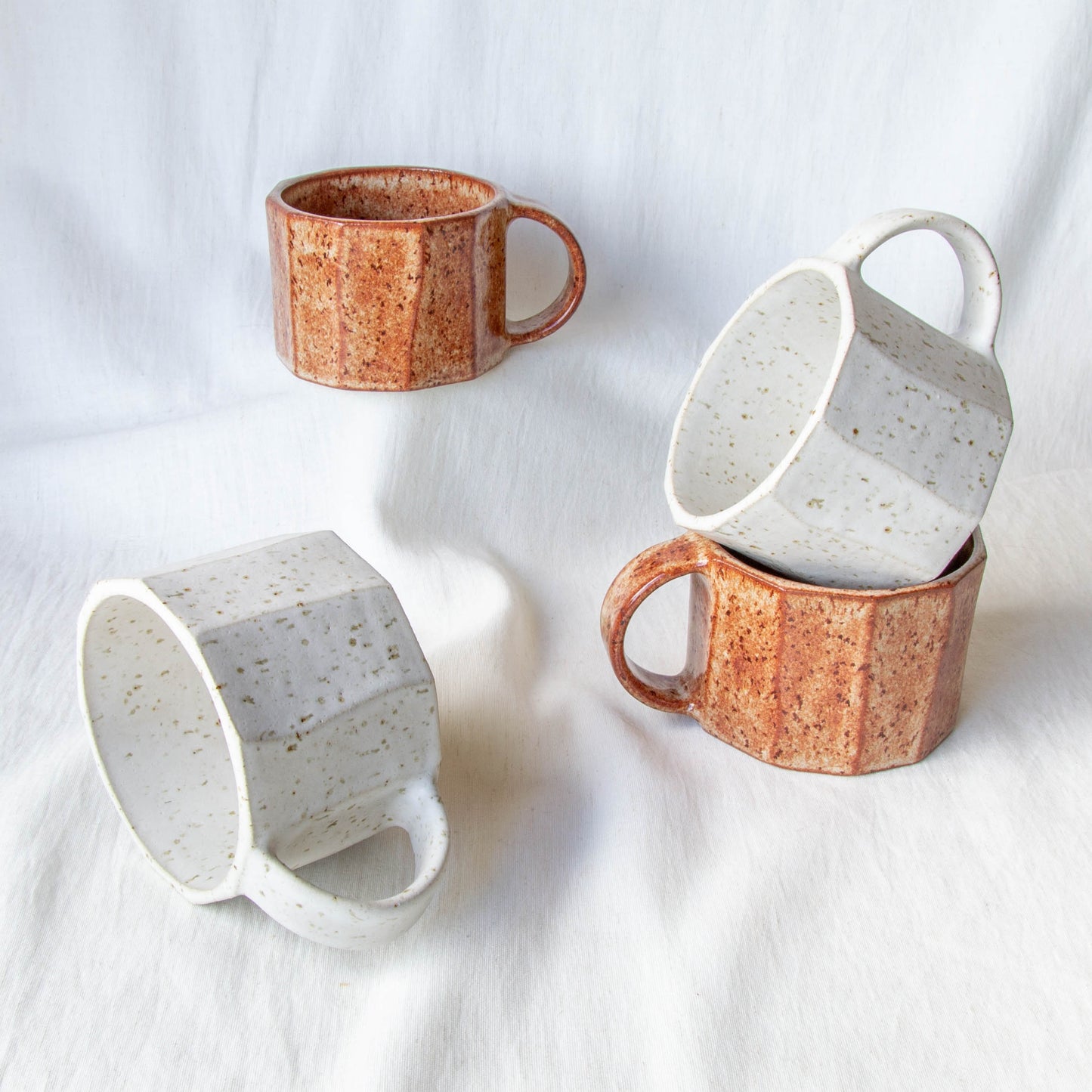 Faceted Mug Snow