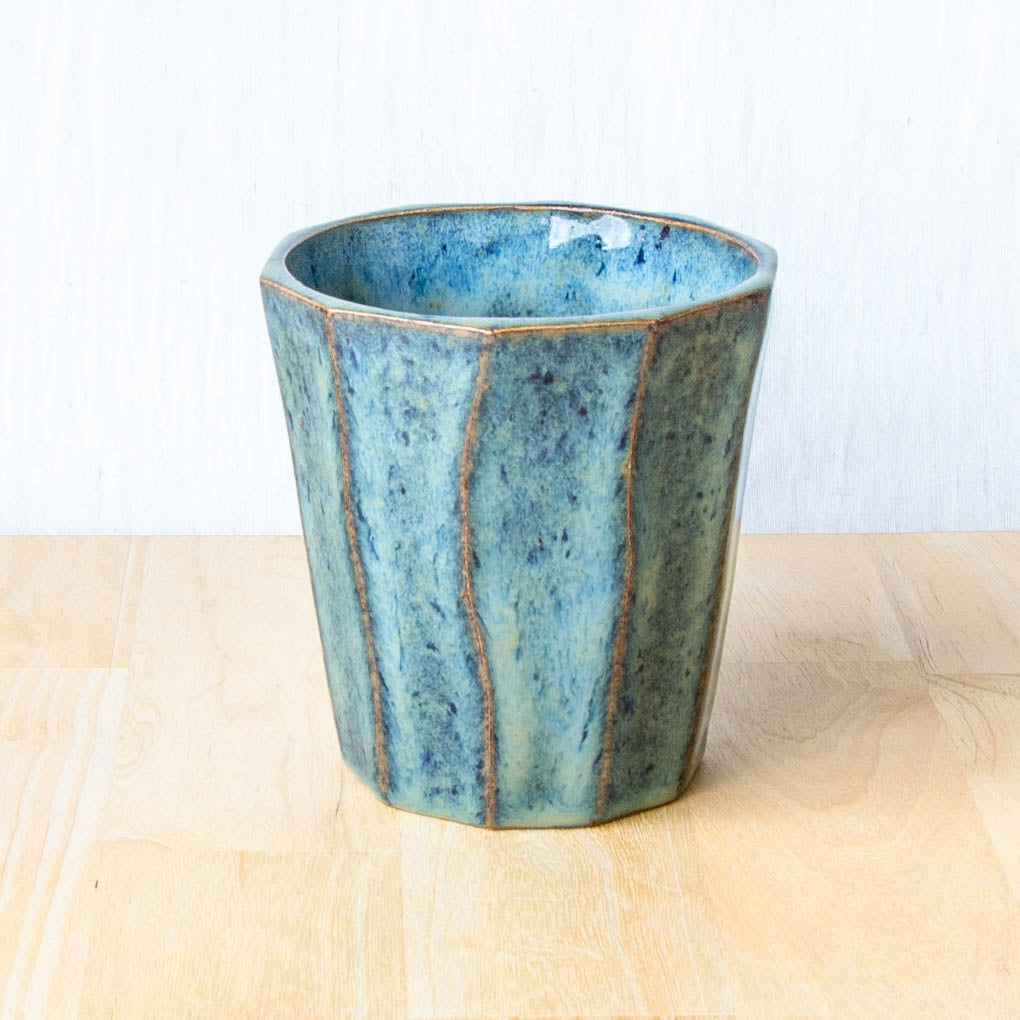 Faceted Tumbler Stormy Blue