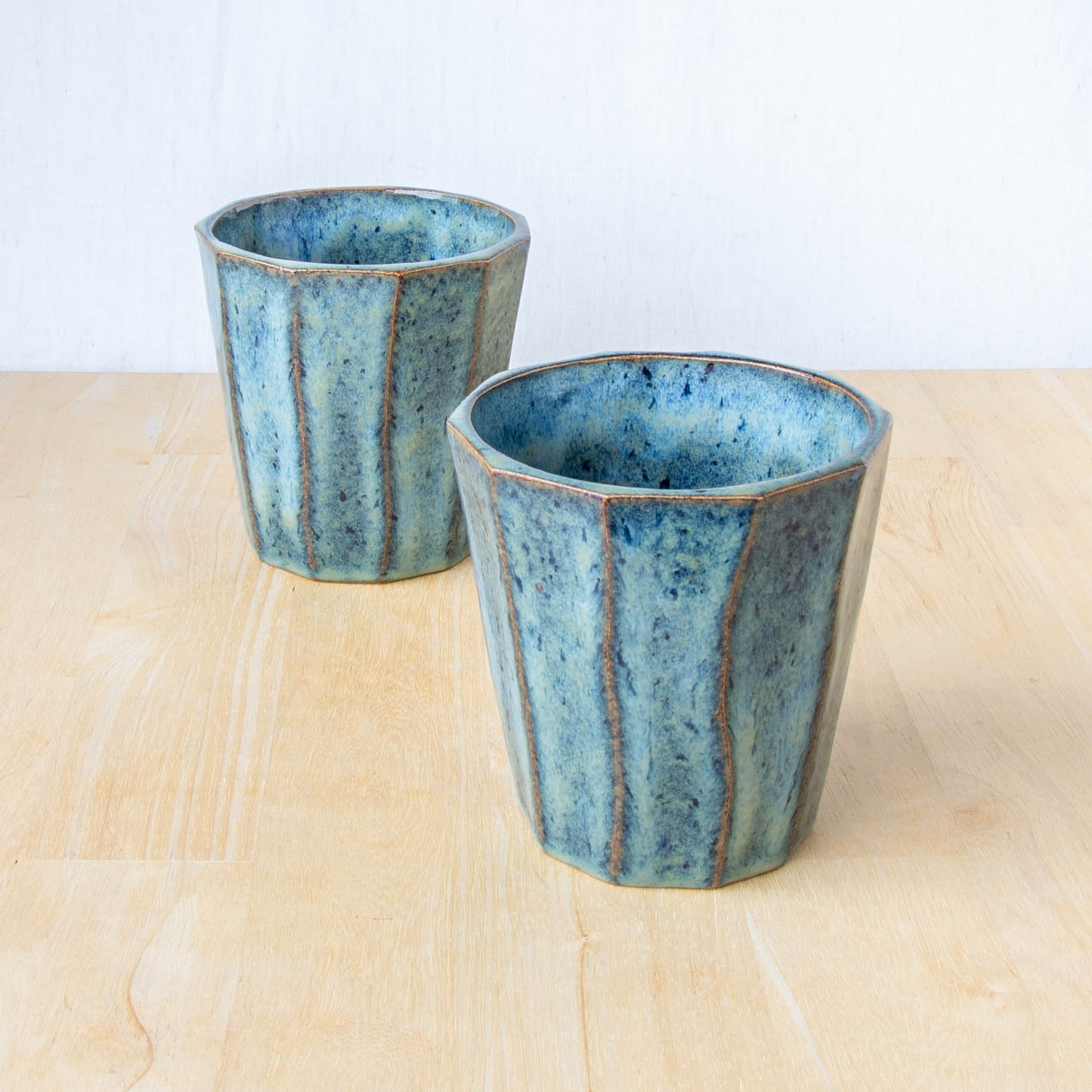 Faceted Tumbler Stormy Blue